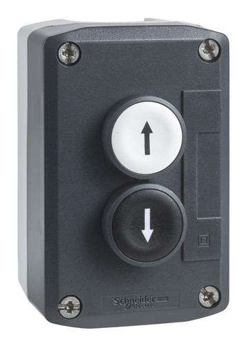 Кнопочный пост Schneider Electric с 2-мя кнопками XALD222 купить с доставкой по РФ