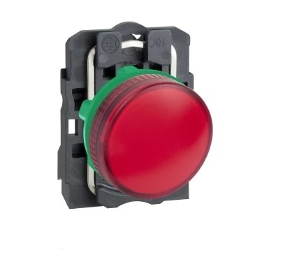 Сигнальная лампа Schneider Electric XB5AV64 22мм до 250В красная  купить с доставкой по РФ