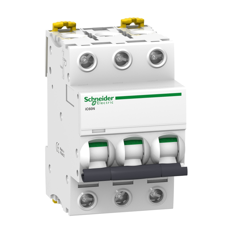 Выключатель автоматический Schneider Electric трехполюсный 40А С iC60N 6кА  купить с доставкой по РФ