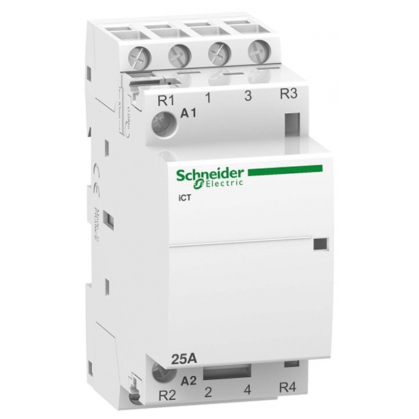 Контактор модульный Schneider Electric iCT 25A 2НО 220В АС 50ГЦ