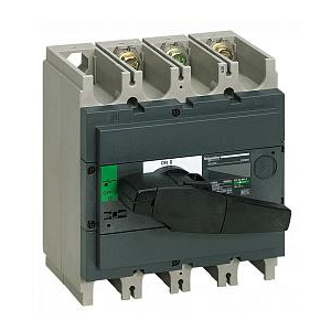 31106  Выключатель-разъединитель Interpact INS250, 3P, 250А (с черной ручкой)  Schneider Electric купить с доставкой по РФ
