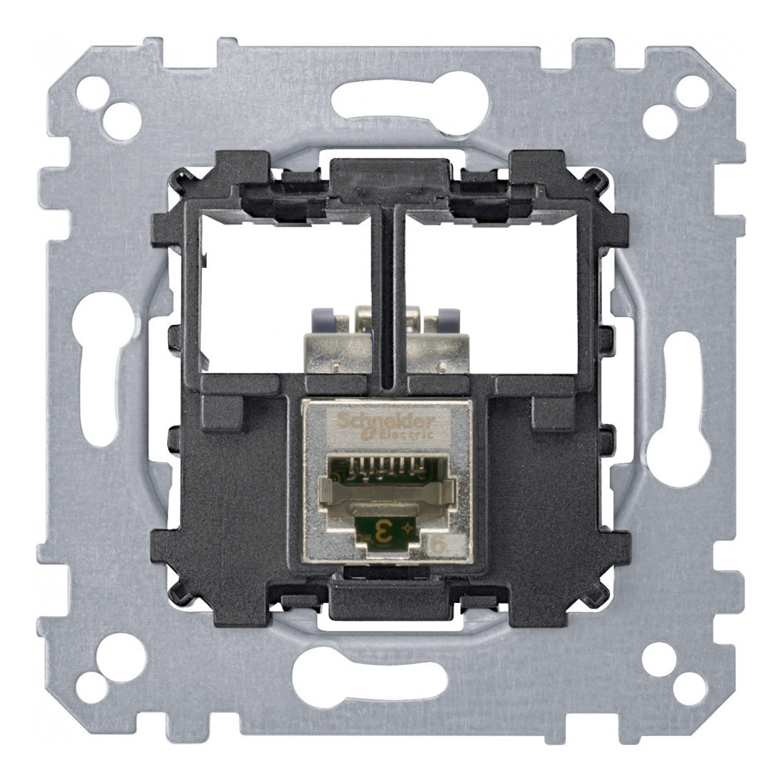 Розетка компьютерная Schneider Electric Actassi 1xRJ45 кат.5е