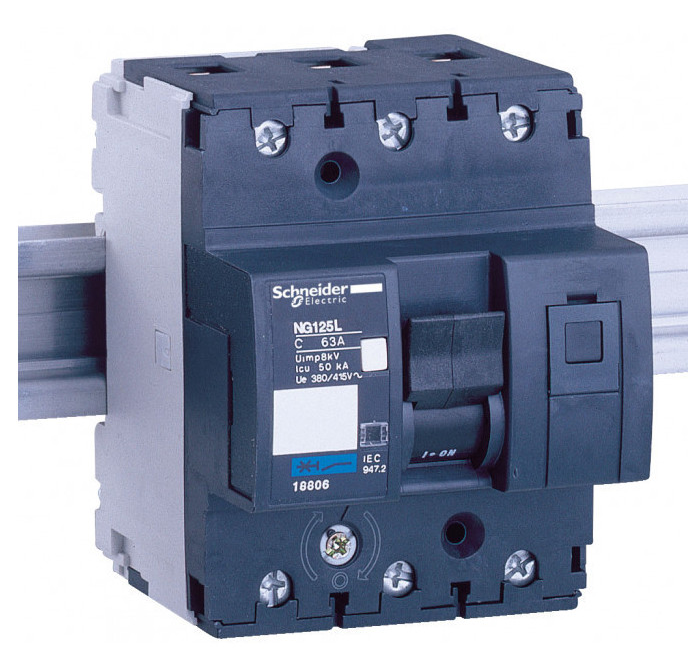 Выключатель автоматический NG125L D 16A 3P Schneider Electric