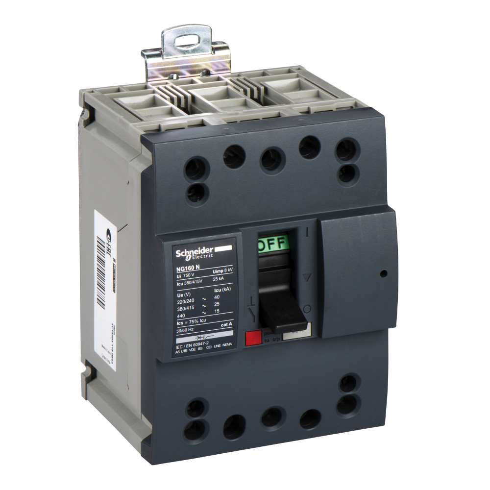Автоматический выключатель Schneider Electric NG160N 25kA TM50D 3П3T купить с доставкой по РФ