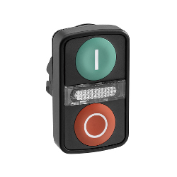 Кнопка двойная Schneider Electric	ZB5AW823743