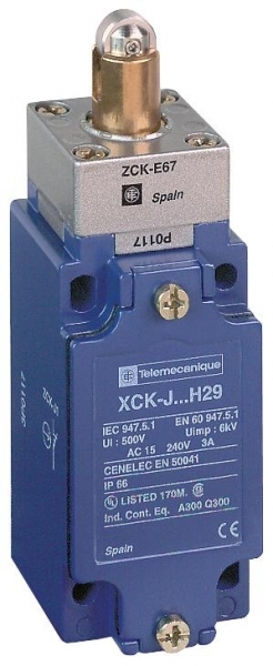 Концевой выключатель плунжер 	Schneider Electric OsiSense XC купить с доставкой по РФ