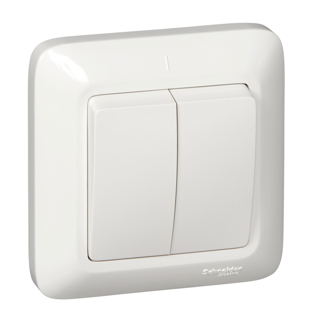 Выключатель Schneider Electric 2-кл. СП Прима 6А IP20 250В бел