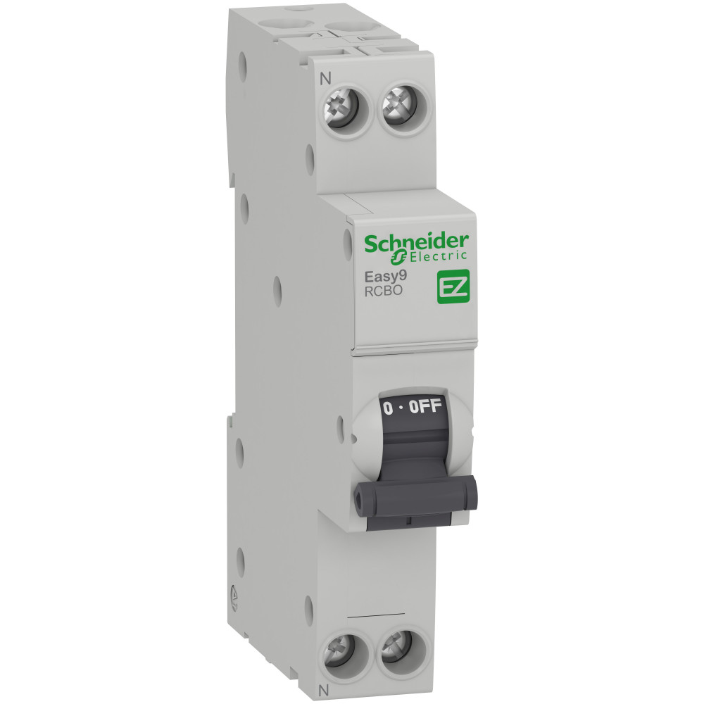 Выключатель Schneider Electric Easy9 автоматический дифференциальный 1П+Н 32A 30MA 4,5кА C АС 18 мм купить с доставкой по РФ