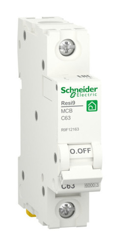 Выключатель автоматический дифференциального тока Schneider Electric RESI9 1P C 63А 6кА