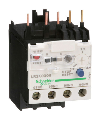 Реле перегрузки тепловое TeSys K 1,8-2,6А Schneider Electric LR2K0308