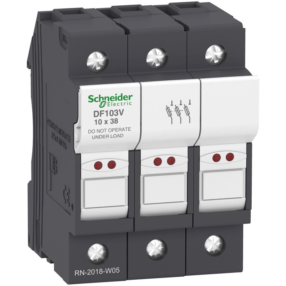 Разъединитель-предохранитель Schneider Electric 	TeSys 32A с указателем срабатывания 3Р 10Х38