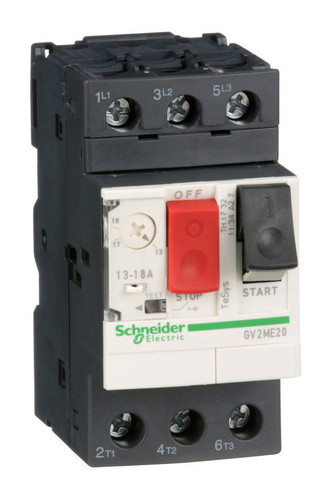 Выключатель автоматический Schneider Electric TeSys GV2 18А 3P купить с доставкой по РФ