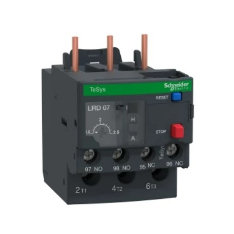 Тепловое реле перегрузки Schneider Electric LRD07 1,6-2.5A