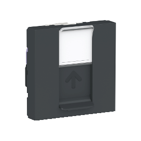 Розетка компьютерная Schneider Electric Unica Modular, RJ45, категория 6 UTP, антрацит