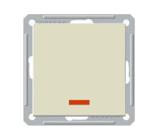 Переключатель Schneider Electric W59 одноклавишный скрытый без рамки исл.к.