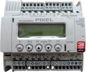 Контроллер Segnetics + HMI 6DI 2RO 1DO 5AI 1AI 2AO PIXEL-2511-02-0