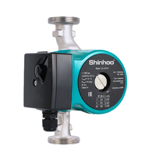Насос циркуляционный Shinhoo Basic 15-6S N