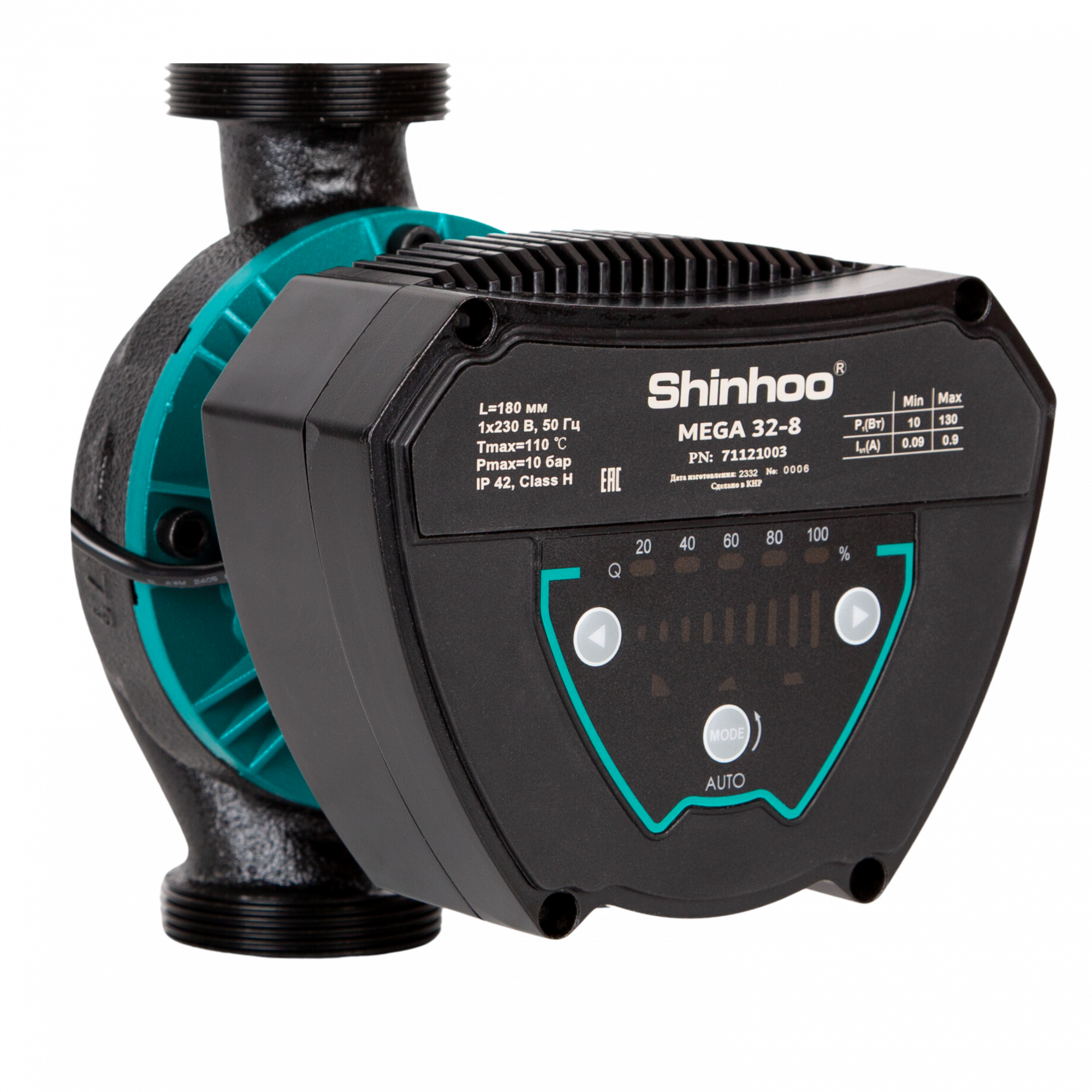 Насос циркуляционный MEGA+ 32-12 Shinhoo