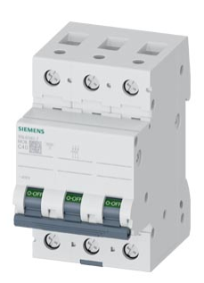 Выключатель автоматический трехполюсный Siemens	40А С 6кА