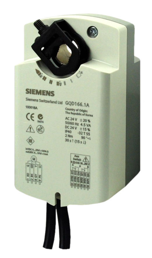 Привод воздушной заслонки Siemens GQD126.1A