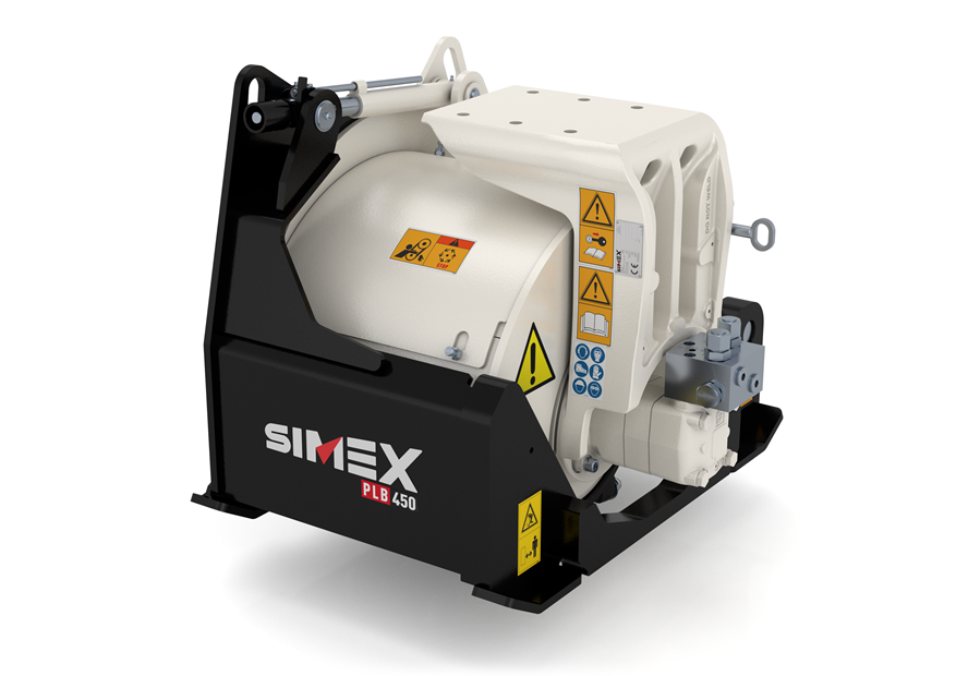 Навесная дорожная фреза Simex PLB450 для экскаваторов-погрузчиков