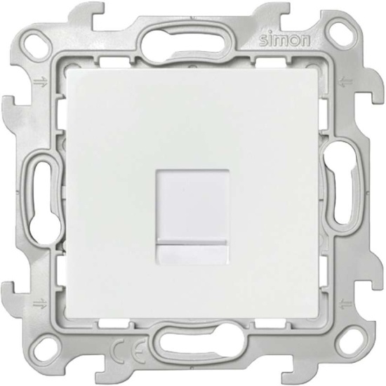Розетка Simon компьютерная СП Simon24 RJ45 кат.5E UTP IP20 механизм бел.
