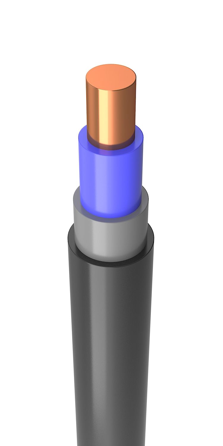 Кабель(провод) ВВГнг(А)-LS 1х6 (ок) - 0.66 ТУ 310