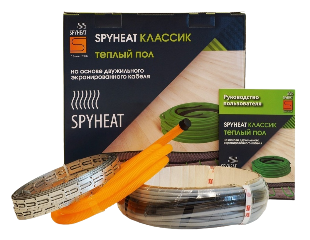 Электрический кабельный тёплый пол Spyheat SHD-20-150 без термостата 0.9 - 1.2 м2
