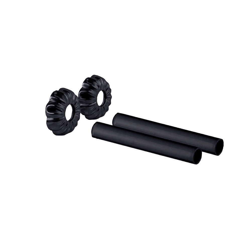 Комплект декоративных трубок SR Rubinetterie ретро 160хD 18-20-1/2" черный матовый