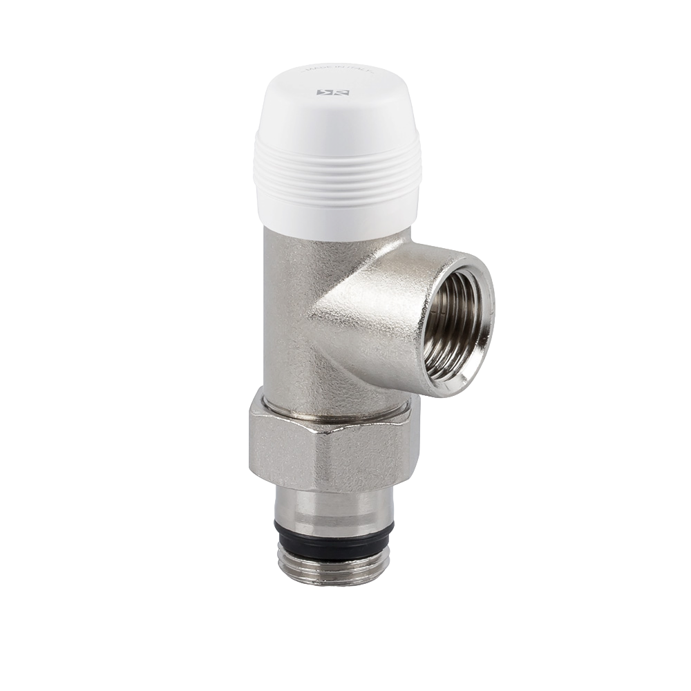 Клапан запорный SR Rubinetterie Italia осевой 1/2" никель
