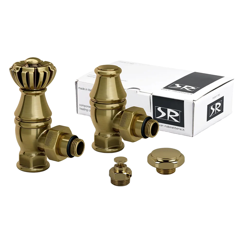 Комплект SR Rubinetterie Liberty 1/2” x 3/4” угловой бронза