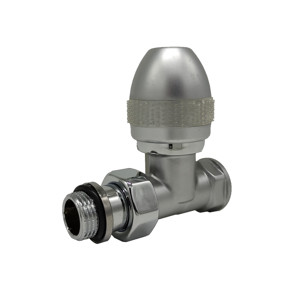 Вентиль прямой SR Rubinetterie Ovus 1/2" серый матовый