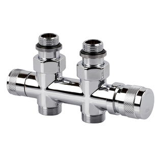 Узел нижнего подключения SR Rubinetterie Tondera прямой 1/2"х3/4"Е хром