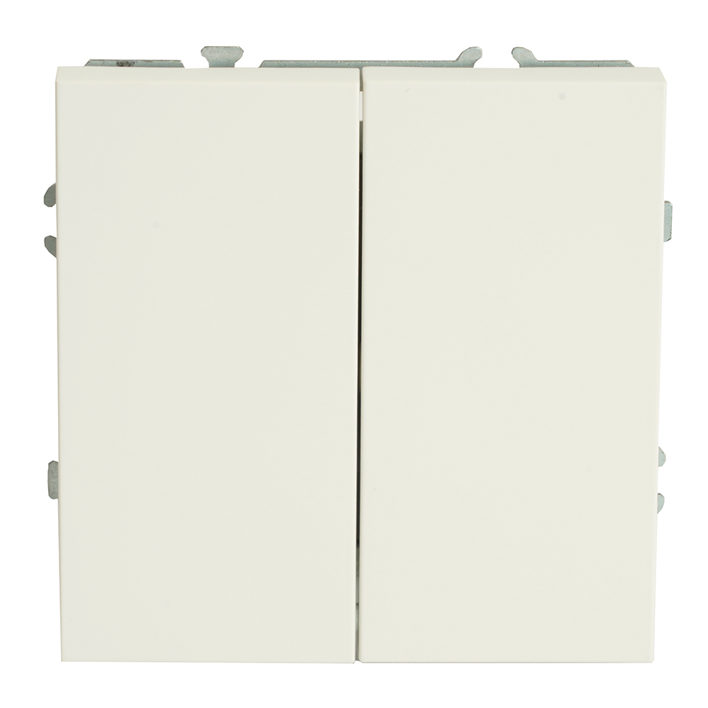 Выключатель двухклавишный Stekker Эмили RSW10-5104-01 49866 белый фарфор купить с доставкой по РФ