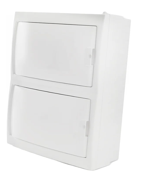 Бокс настенный STEKKER серия Standart EBX50-3/16-20 16 модулей, белый, пластик купить с доставкой по РФ