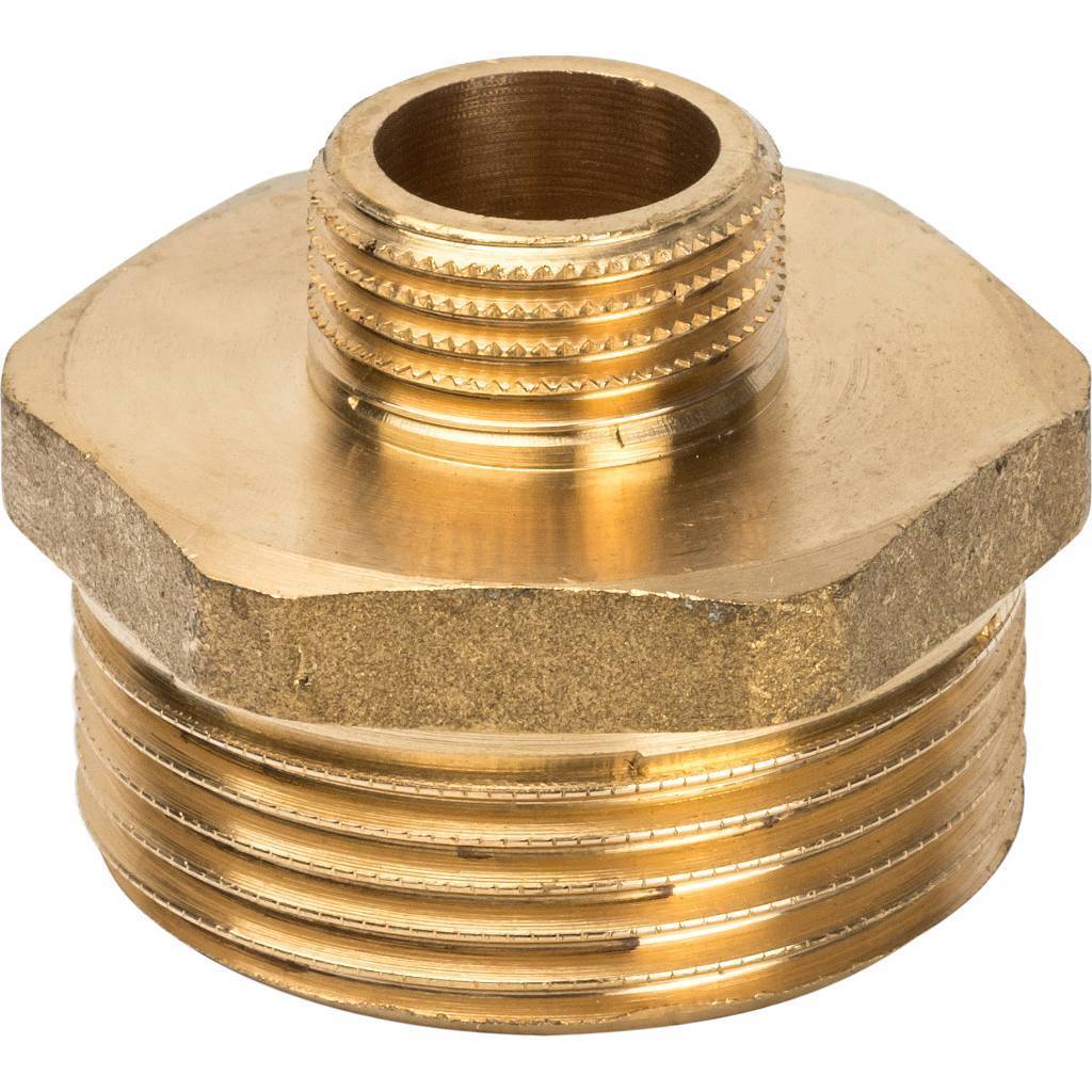 Ниппель Stout НН переходной никелированный 1 1/4"х1/2"