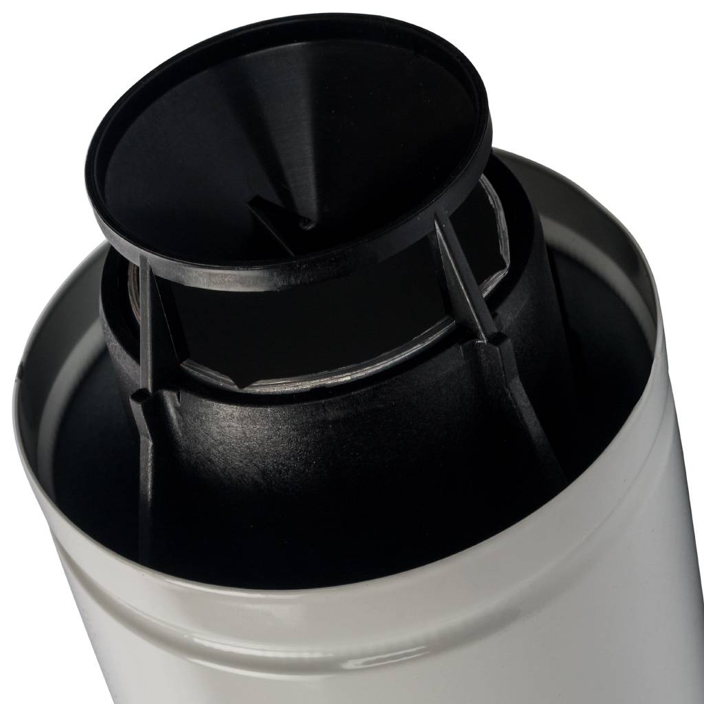 Элемент дымохода Stout DN60/100 конечный участок L=830 мм с оголовком из пластика заказать со складов по всей России