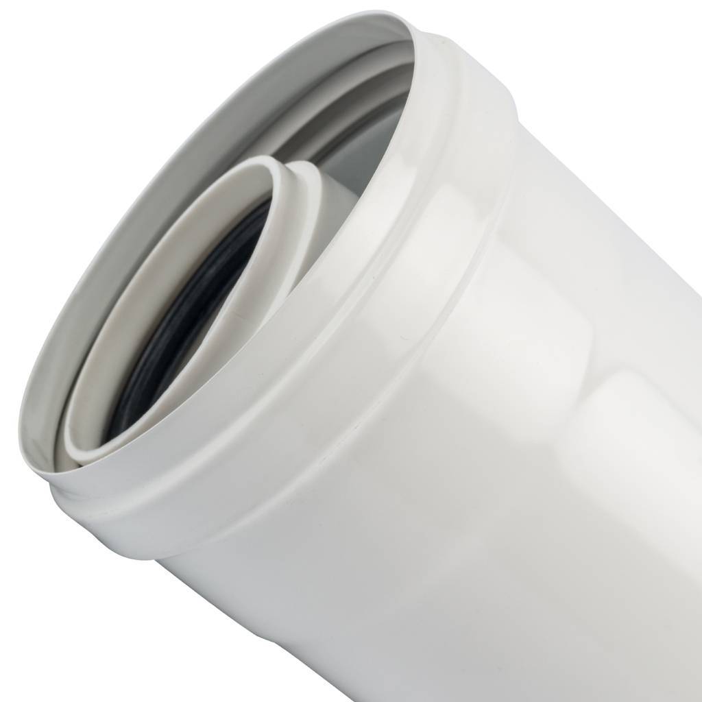 Элемент дымохода конденсационного Stout труба 250 мм D60/100 м/п PP-FE заказать со складов по всей России