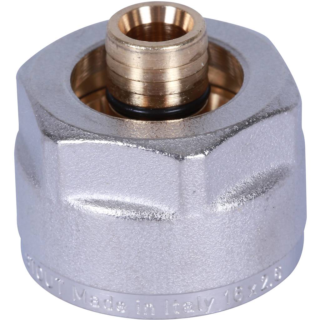 Фитинг компрессионный евроконус для труб STOUT PEX-AL-PEX 16х2,6х3/4