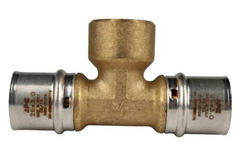 Тройник-пресс с внутренней резьбой, тип SFP-0007, Stout Ду26х3/4х26 заказать со складов по всей России