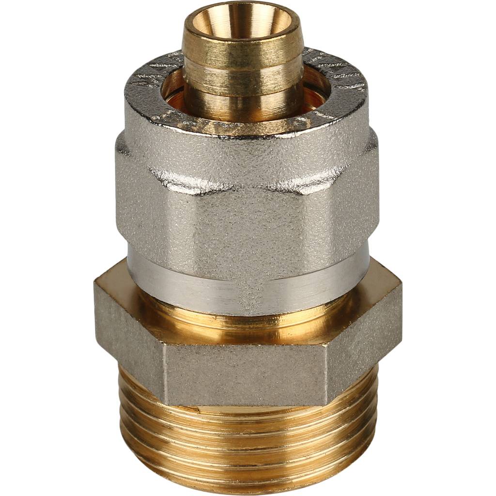 Переходник Stout с наружной резьбой обжимной тип SFS-0001 16х3/4"