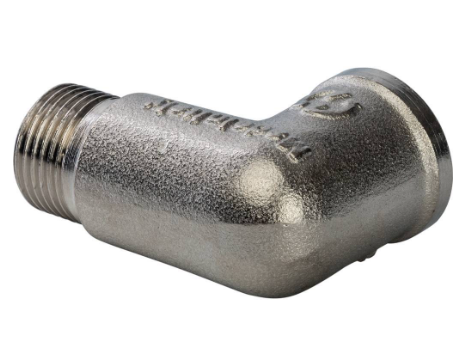 Угольник НВ никелированный 3/8", Stout