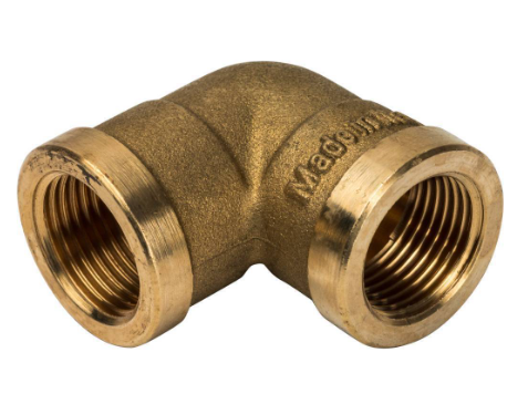Угольник ВР/ВР латунный, Stout 3/8"