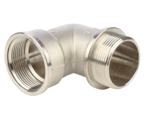 Угольник с упором НВ никелированный 1 1/2", Stout