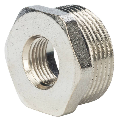 Футорка никелированная 2"х1/2" ,Stout