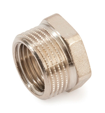 Футорка никелированная 3/8"х1/8" ,Stout