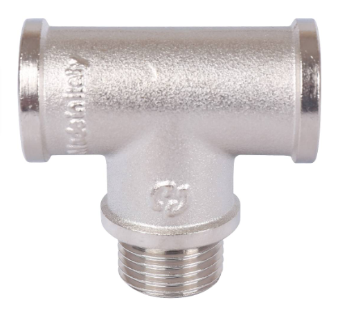 Тройник ВНВ никелированный 1/2"x1/2"x1/2", Stout заказать со складов по всей России