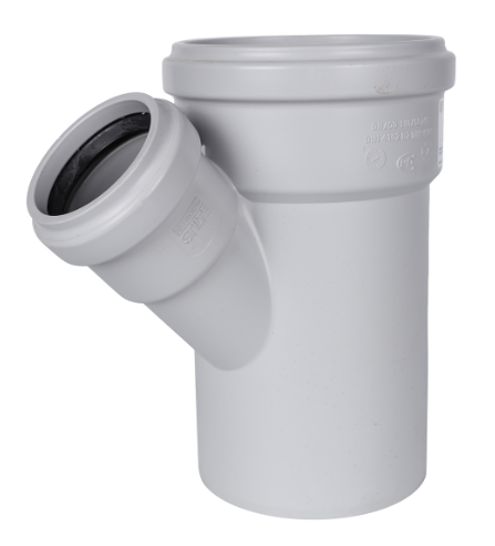 STOUT Тройник канализационный бесшумный d 110x58/45 RG00921GB86K0J