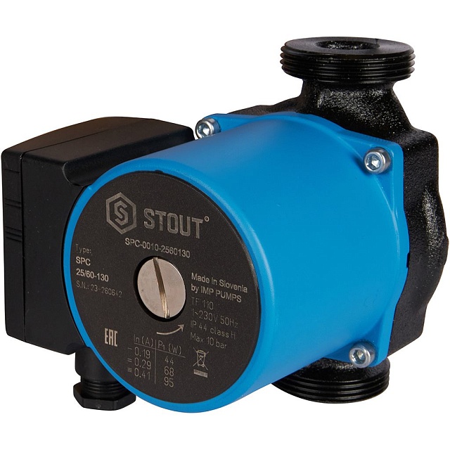 Насос циркуляционный Stout 25/60-130 мм