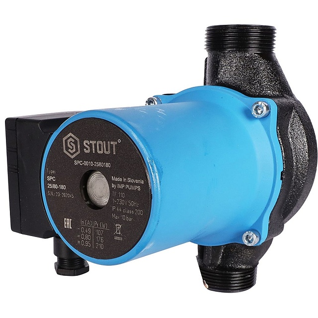 циркуляционный STOUT Насос 25/80-180 (SPC-0010-2580180)